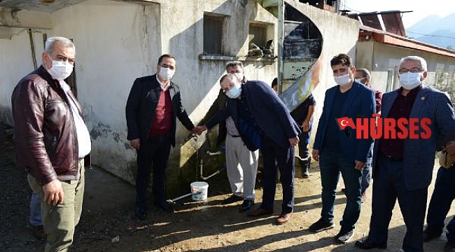 Gazipaşa'da suya hasret iki mahallede büyük sevinç