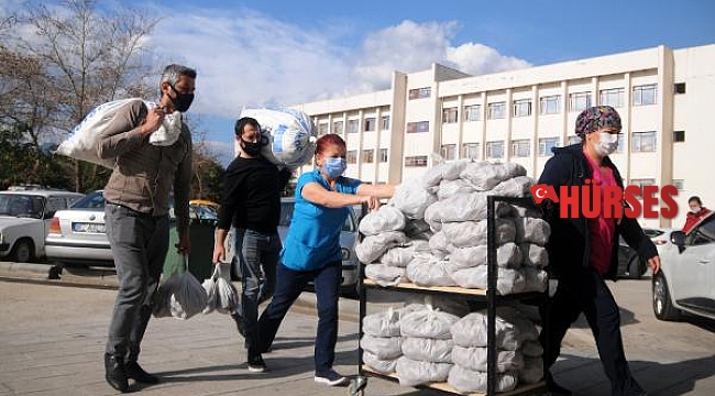 Hayırseverden hastalara 100 kilo ceviz