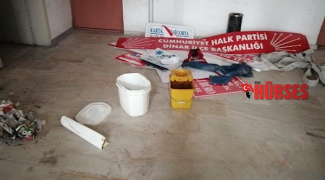 İş merkezindeki tabelaları söküp, zarar veren belirlendi