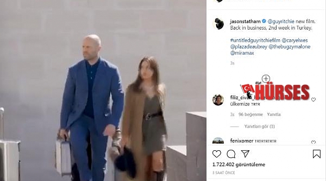 Jason Statham'dan, 'Türkiye'de ikinci hafta' paylaşımı