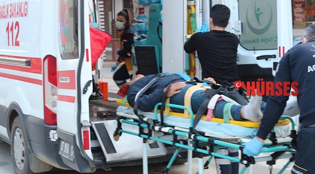Kısıtlama saatinde ehliyetsiz kullandığı motosikletle hastanelik oldu