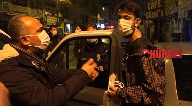 Kısıtlamayı ihlal etti, gazetecilere 'Beni çekme abi' diye tepki gösterdi