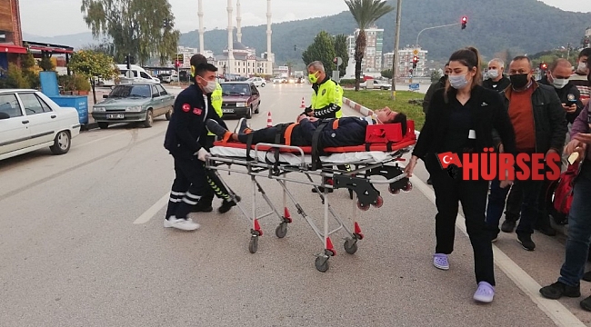 Kumluca'da trafik kazası: 1 yaralı