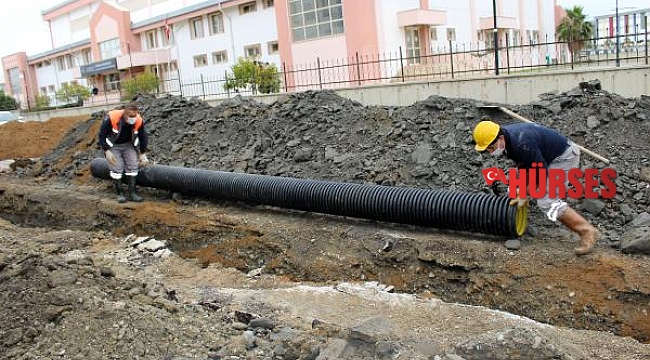 Manavgat'ta 6 mahallede ek kanalizasyon hattı yapıldı
