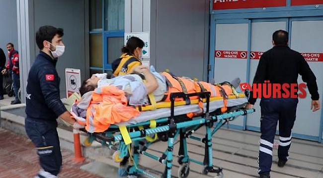 Mermer ocağında iş kazası: 1 yaralı