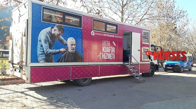 Mobil Kuaför Tırı İbradı ve Gündoğmuş'ta