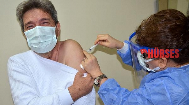 Serik'te sağlık çalışanlarına aşı