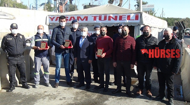 Şoförlerin dinlenebilmesi için uygulama noktasına özel yaşam tüneli