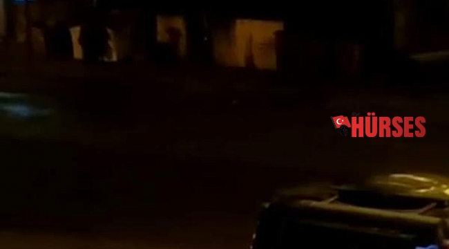 Sokakta yılbaşı kutlayan gençler polisi görünce kaçtı