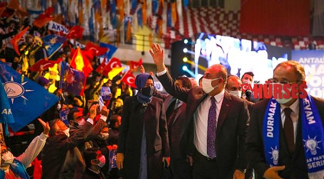 AK Parti Antalya'da kongre coşkusu