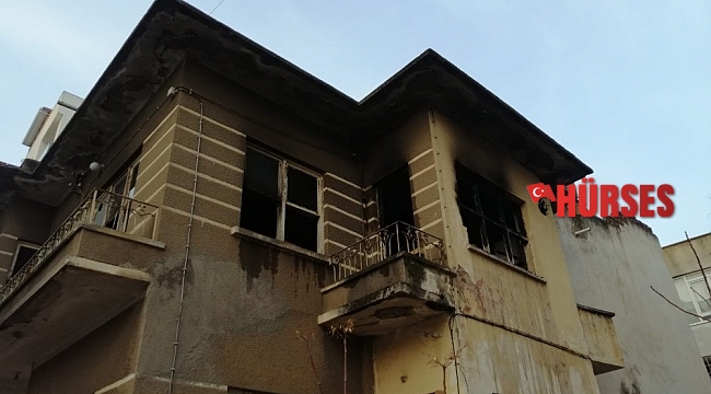 Antalya'da metruk binada yangın