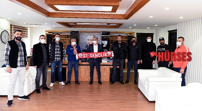 Antalyaspor'un 55'inci doğum gününde Muratpaşa'dan Taraftar Kahvesi