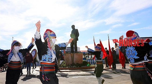 Atatürk'ün Alanya'ya gelişinin 86. yıl dönümü törenle kutlandı