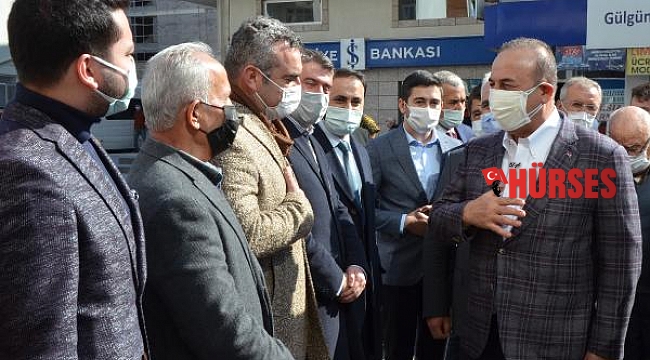 Bakan Çavuşoğlu Serik'te