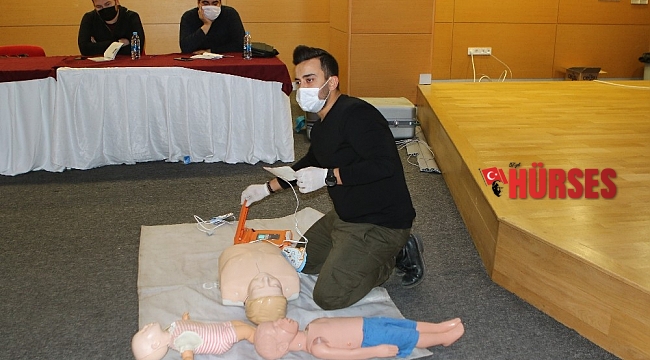 Büyükşehir personeline ilk yardım eğitimi