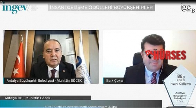 Büyükşehir'e İNGEV'den iki ödül