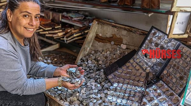 Define sandığındaki madeni paralar ilgi görüyor