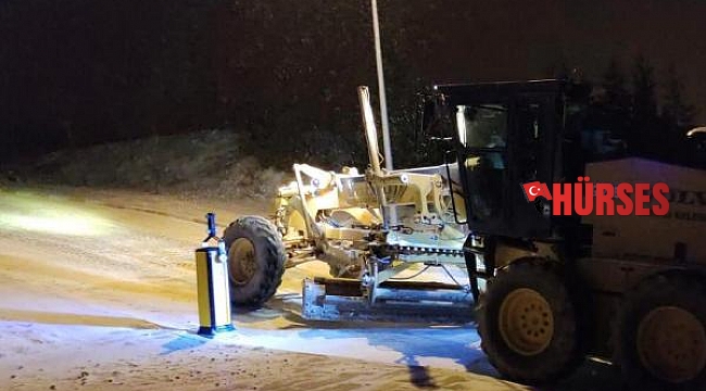 Elmalı'da buzlanma önlemi