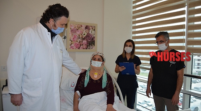 Gaziantepli hasta ALKÜ'de şifa buldu