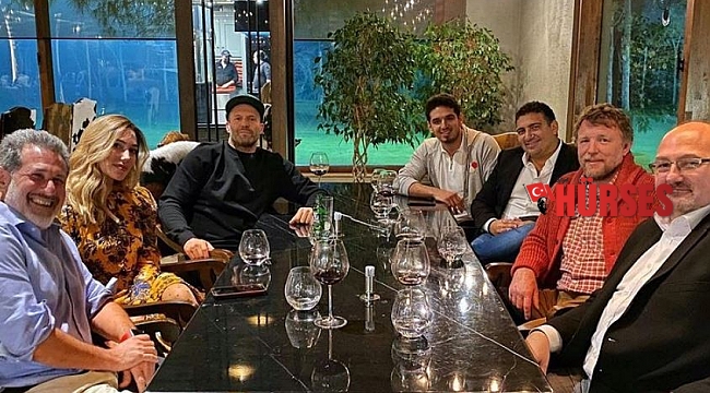 Jason Statham ve Ali Şafak Öztürk akşam yemeğinde buluştu