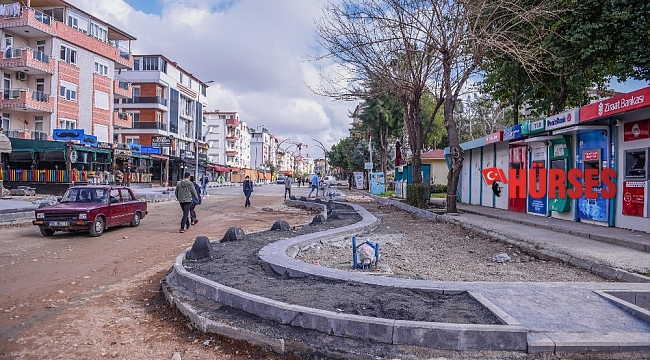 Kafeler Caddesi birinci etabın sonuna gelindi