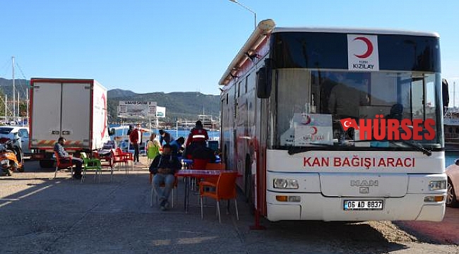 Kaş'ta kan bağış kampanyası