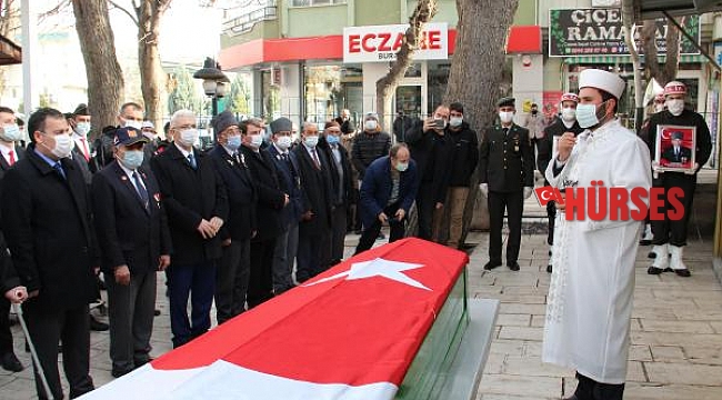 Kıbrıs Gazisi son yolculuğuna uğurlandı
