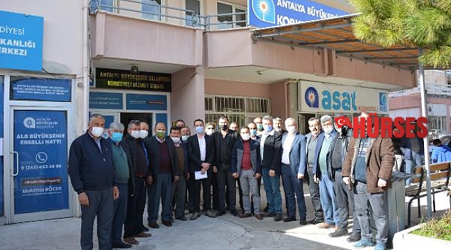 Korkutelili muhtarlardan ASAT'a dilekçe