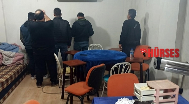 Kumar oynarken yakalanan 5 kişiye 36 bin 800 TL ceza