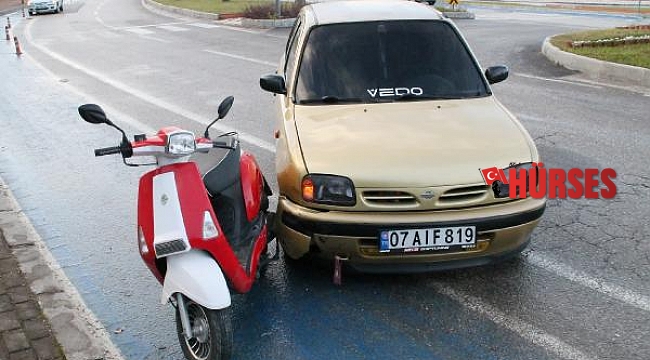 Manavgat'ta kaza: 2 yaralı