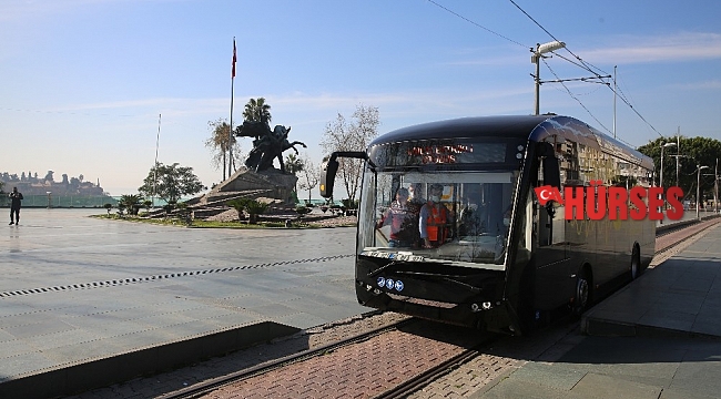 Nostaljik Tramvay hattında elektrikli otobüsler hizmet verecek