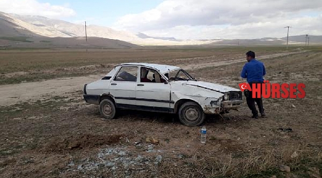 Otomobil takla attı: 1 yaralı