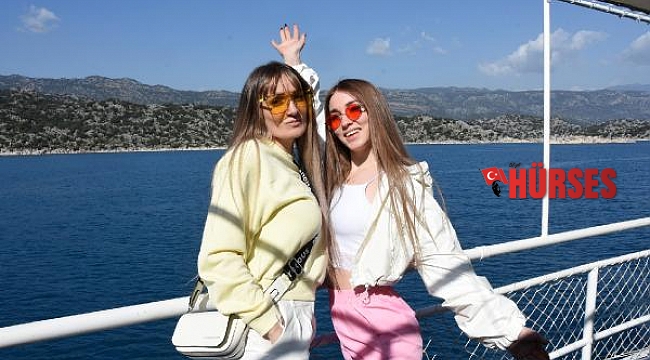 Rus turistler şubat ayında yazı yaşadı