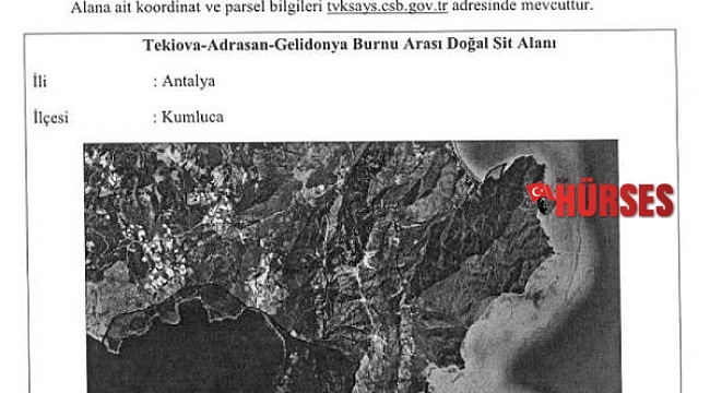Tekirova- Adrasan- Gelidonya Burnu Arası 'nitelikli koruma alanı' ilan edildi