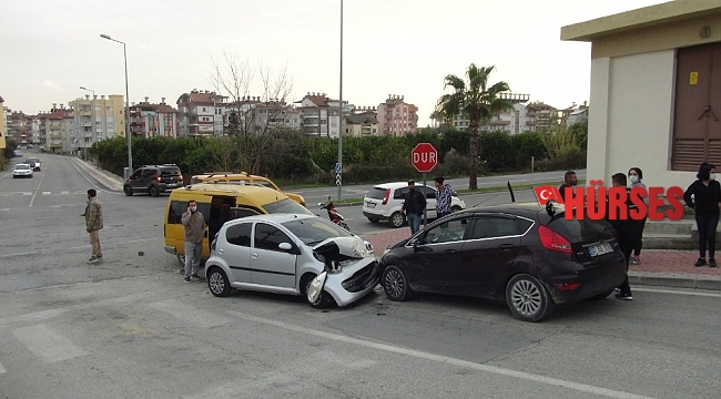 Zincirleme kaza ucuz atlatıldı