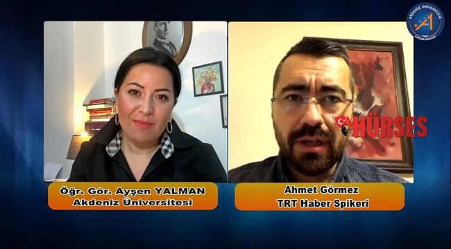 Akdeniz Üniversitesi İletişim Fakültesi'nden çevrim içi sektör söyleşileri