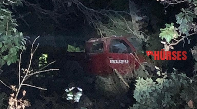 Alanya'da kamyonet uçuruma yuvarlandı: 1 ölü, 4 yaralı
