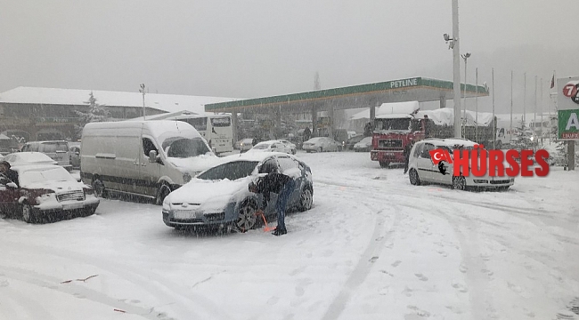 Antalya-Konya karayolunda kar sebebiyle felç olan trafik normale döndü