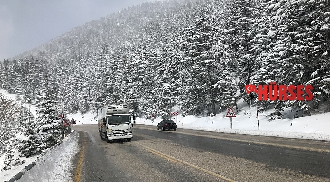 Antalya-Konya karayolunda kartpostallık görüntüler