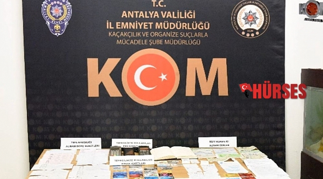 Antalya'da 65 kişiyi mağdur eden 9 tefeci tutuklandı