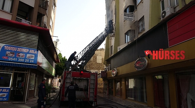 Antalya'da korkutan yangın