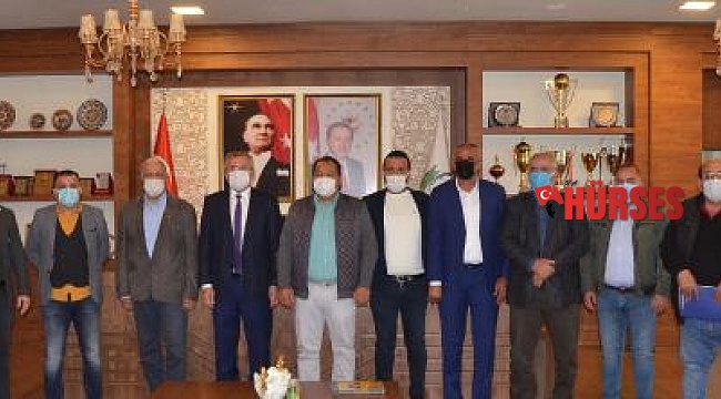 Başkan adayı Aksu'dan Aputkan'a ziyaret