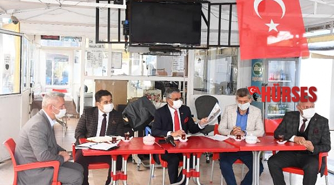 Başkan Topaloğlu esnafla bir araya geldi