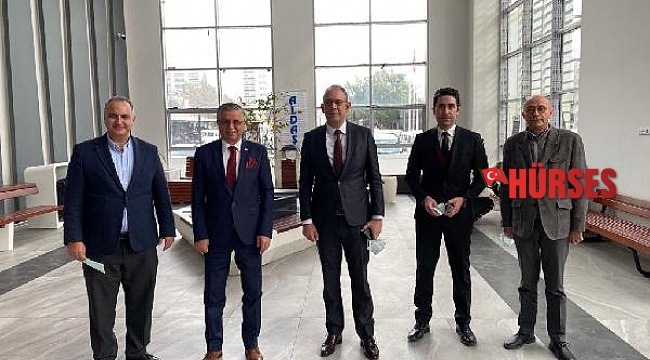 Başkan Topaloğlu, İSTON genel müdürüyle bir araya geldi