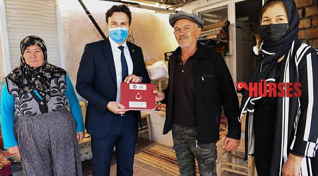 Başkandan şehit yakınları ve gazilere ziyaret