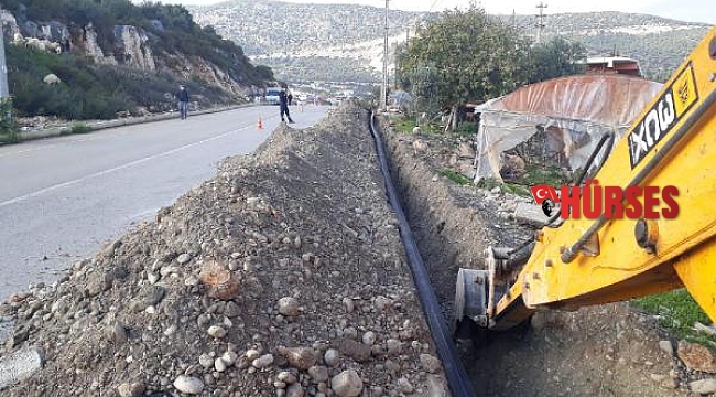 Demre'de sorunlu hat yenilendi
