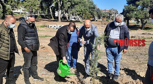 Gazeteciler 250 adet fidanı toprakla buluşturdu