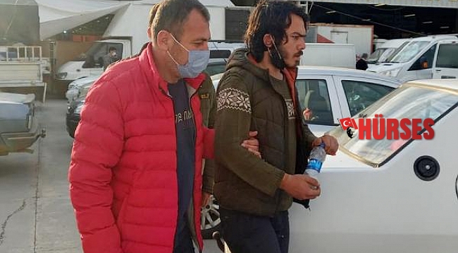Hırsızlık zanlısı pazar yerinde yakalandı
