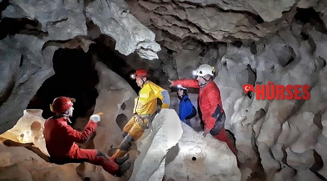 İnsuyu Mağarası'nın gizemli galerileri keşfediliyor