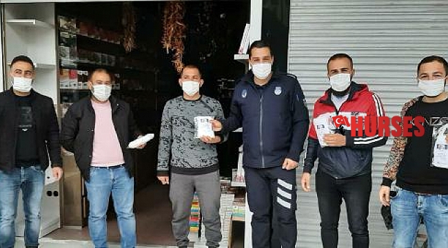 Kemer Belediyesi'nden halka ücretsiz maske